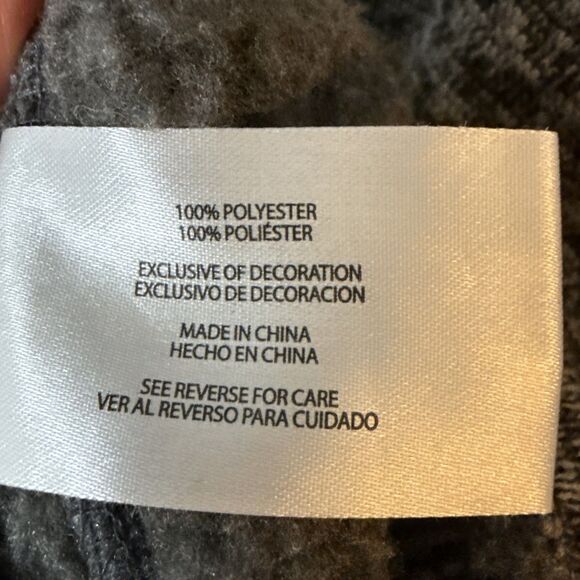 Eddie Bauer Mens‎ 1/4 Zip Sweater Pullover Gray Green Fleece Lined Size XXL Gorp - Picture 6 of 9